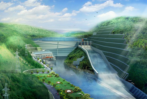 神湾镇老挝南塔河1号水电站项目